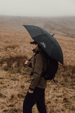 Logotrade corporate gift image of: Nordic Drift Trail 27" AWARE™ RPET storm UPF 50+ proof Umbre