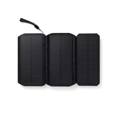 Logotrade promotional product image of: Nordic Drift Titan 10.000mAh solar powerbank with 3 panels
