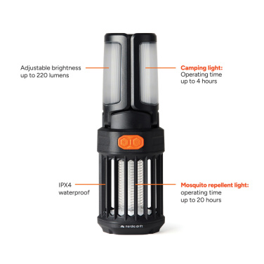 Logo trade promotional items picture of: Nordic Drift Titan Portable mosquito repellent camping light