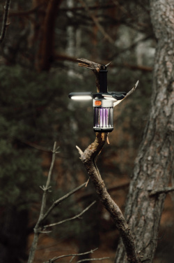 Logo trade promotional giveaway photo of: Nordic Drift Titan Portable mosquito repellent camping light