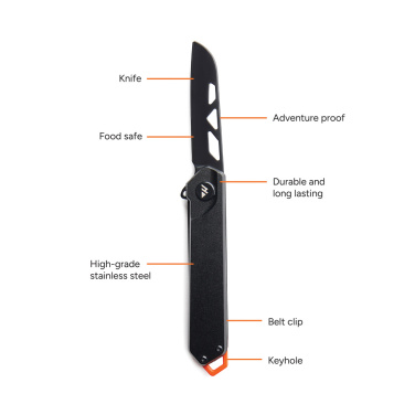 Logo trade advertising products image of: Nordic Drift Adventure Folding knife