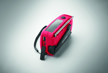 Logo trade promotional gifts picture of: Portable radio SOS with LED torch