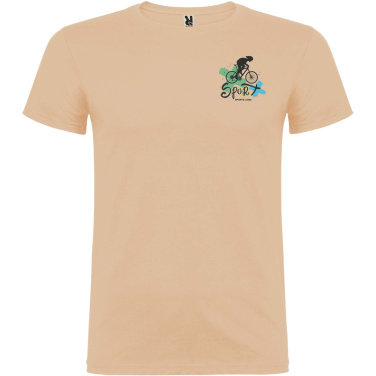 Logo trade promotional giveaways image of: Beagle short sleeve men's t-shirt