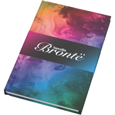 Logotrade business gift image of: Novella Brontë A5 matt hard cover notebook - 100 sheets