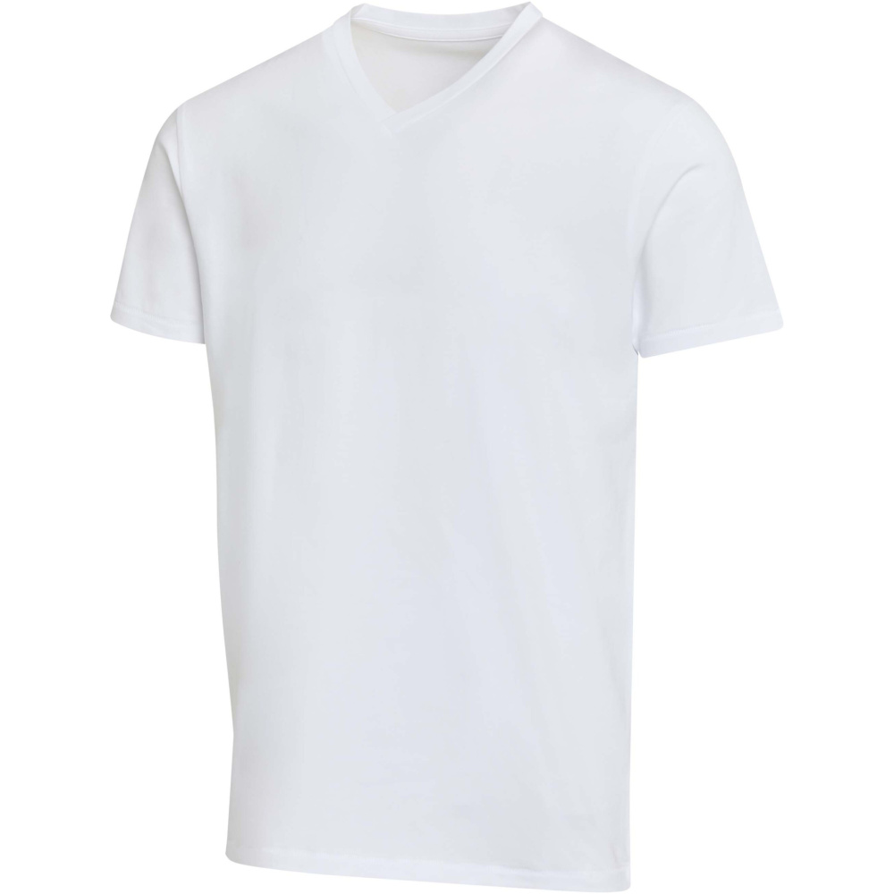 Logotrade corporate gift picture of: Balfour 200 g/m² short sleeve v-neck unisex OCS organic t-shirt