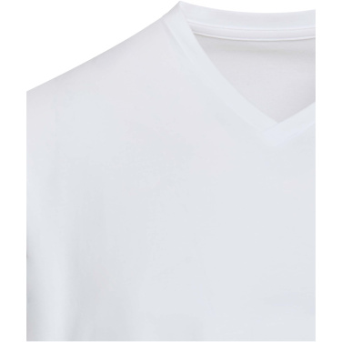 Logo trade advertising products picture of: Balfour 200 g/m² short sleeve v-neck unisex OCS organic t-shirt