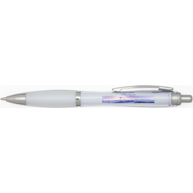 Logo trade corporate gifts picture of: Nash RCS plastic ballpoint pen (black ink)