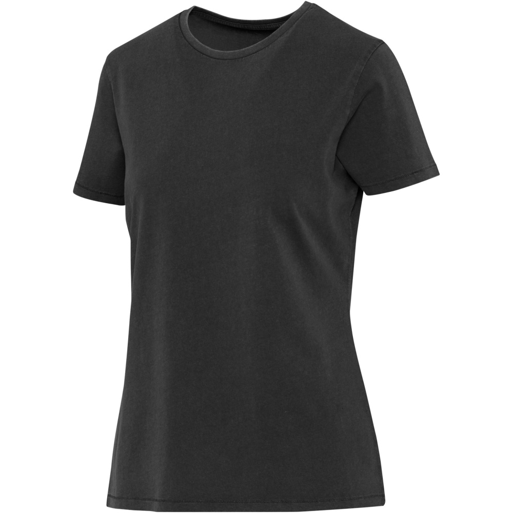 Logo trade business gifts image of: Nanaimo 160 g/m2 short sleeve washed women's t-shirt