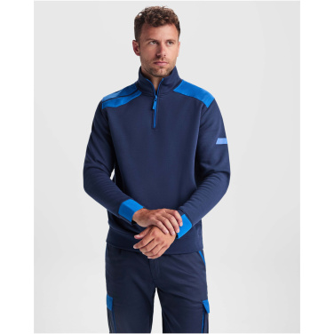 Logo trade promotional merchandise image of: Maverick 280 g/m2 men's half zip sweater