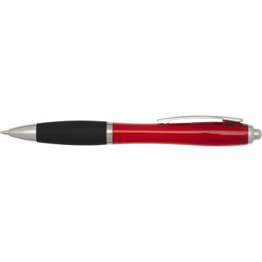 Logo trade promotional giveaways image of: Nash RCS plastic ballpoint pen