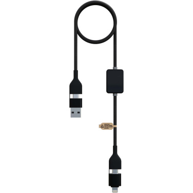 Logotrade promotional item image of: SCX.design C32 60W switch charging cable with light-up logo