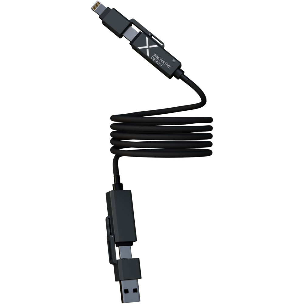 Logo trade advertising products picture of: SCX.design C59 100W magnetic silicone charging cable
