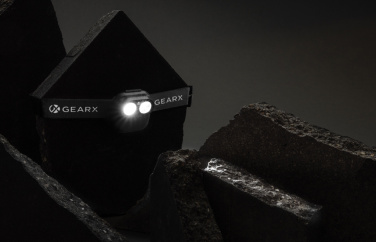 Logo trade promotional giveaways picture of: Gear X RCS rPlastic head torch with motion sensor
