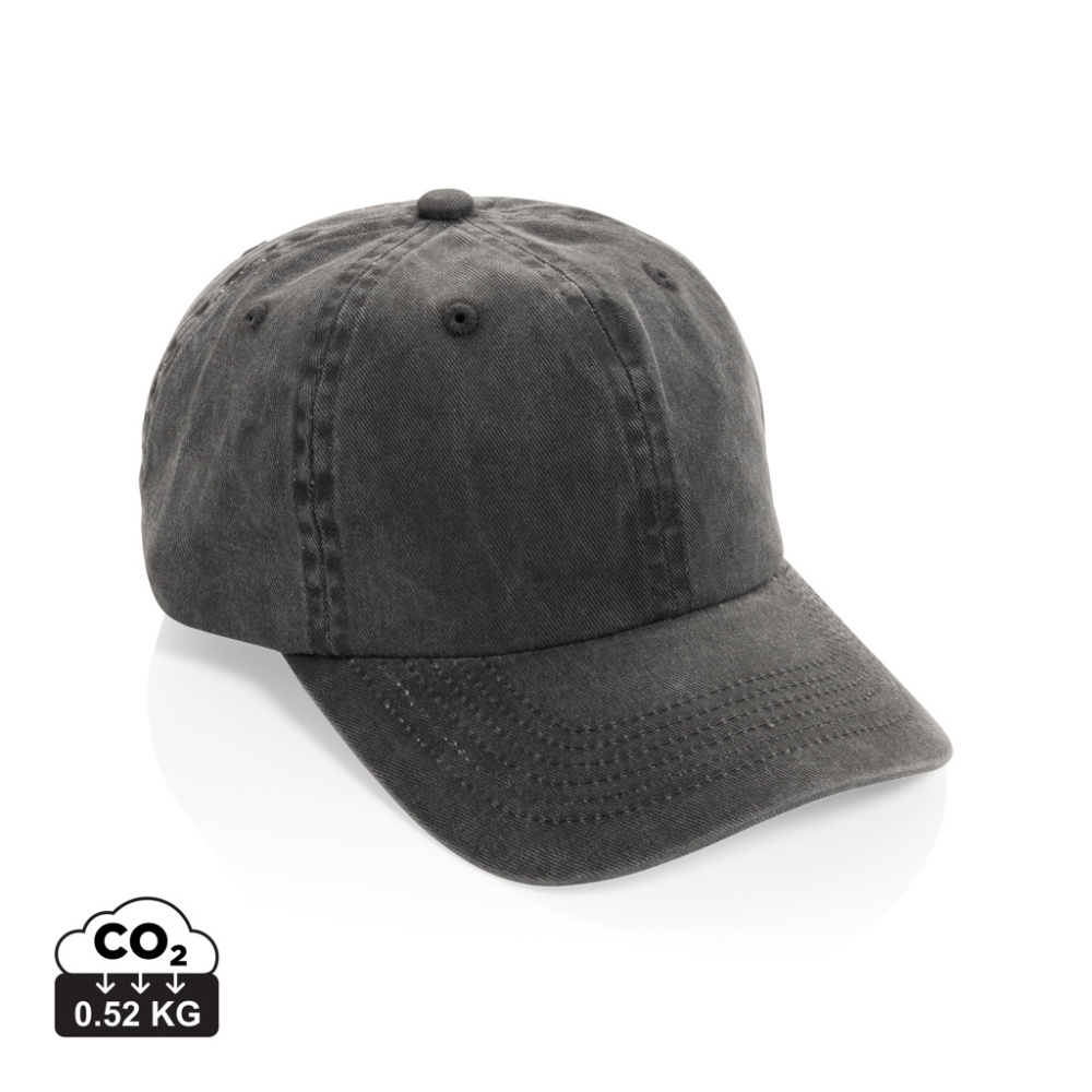 Logotrade advertising product image of: BEAU AWARE™ Washed 6 panel 270gsm cotton twill cap