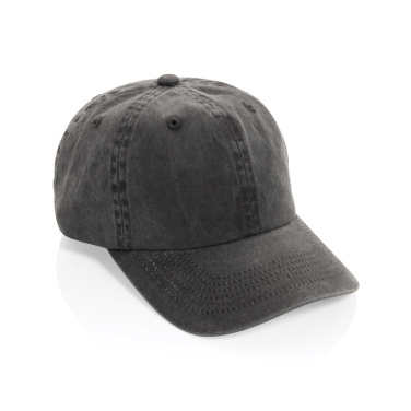 Logotrade business gift image of: BEAU AWARE™ Washed 6 panel 270gsm cotton twill cap