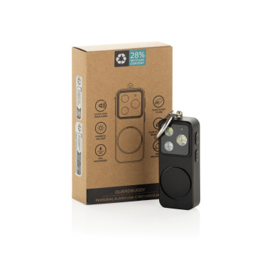 Logo trade promotional merchandise picture of: GuardBuddy RCS Personal alarm USB-C re-chargeable