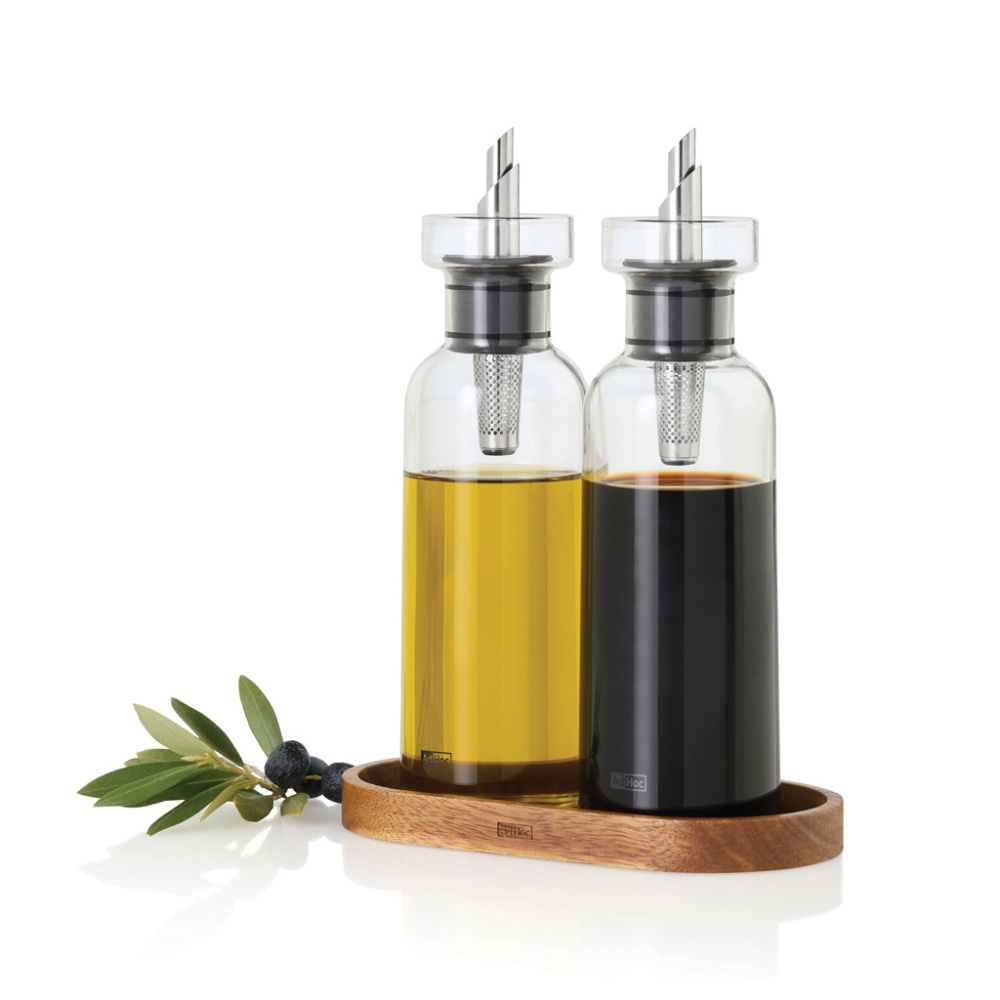Logotrade promotional gifts photo of: AdHoc Menage AromaPour Oil and vinegar pourer set 300ml
