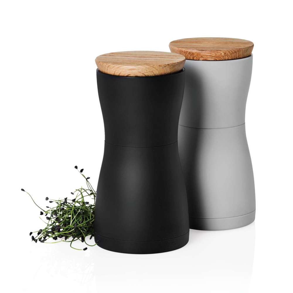 Logo trade corporate gifts image of: AdHoc Twin Salt and pepper mill set