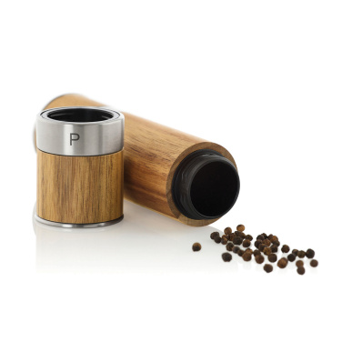 Logotrade promotional gift picture of: AdHoc Duomill Pepper and salt double mill