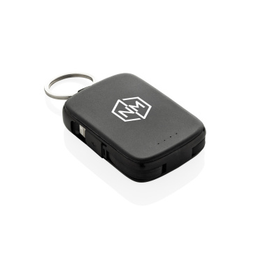 Logotrade promotional gift picture of: Nexo RCS keychain 2000 mah powerbank with integrated cables