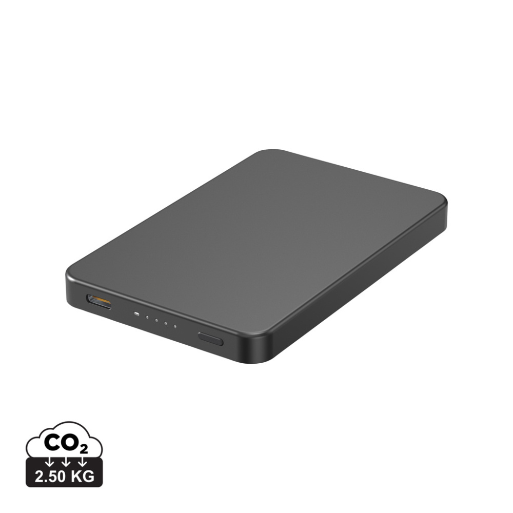 Logo trade promotional products picture of: Urban Vitamin Marin 5000mAh magnetic 15W wireless powerbank