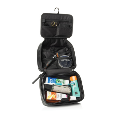 Logo trade promotional giveaways image of: Swiss Peak OSLO RCS Multifunctional Toiletry Pouch