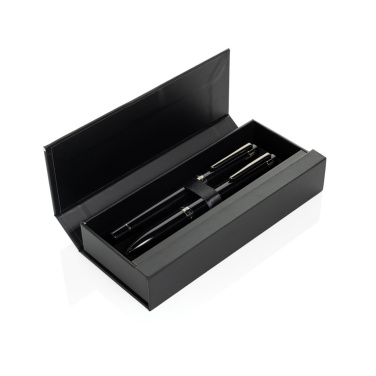 Logotrade business gift image of: Swiss peak OSLO recycled stainless steel deluxe pen set