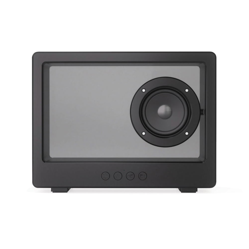 Logo trade promotional item photo of: Soundclear Transparent 5W wireless speaker
