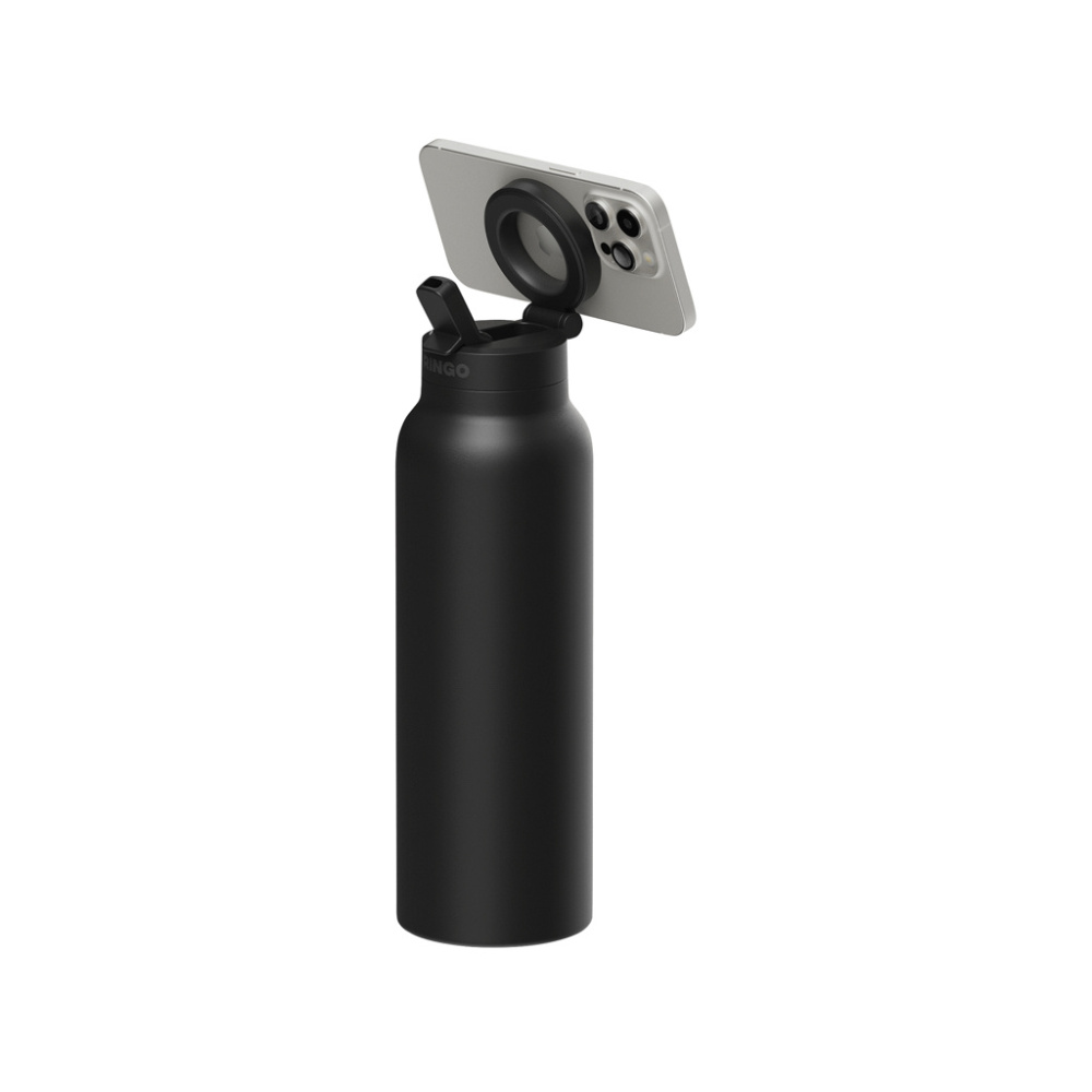 Logotrade promotional items photo of: RINGO Pro MagSafe® Waterbottle w Magnetic Booster Ring 710ML