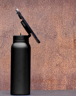Logotrade promotional gift image of: RINGO Pro MagSafe® Waterbottle w Magnetic Booster Ring 710ML