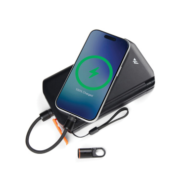 Logo trade promotional gift photo of: Nordic Drift Everest USB-C 60W fast charging carabiner cable