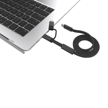Logo trade corporate gifts picture of: Arc RCS 60W 120 cm 2-in-1 fast charging cable