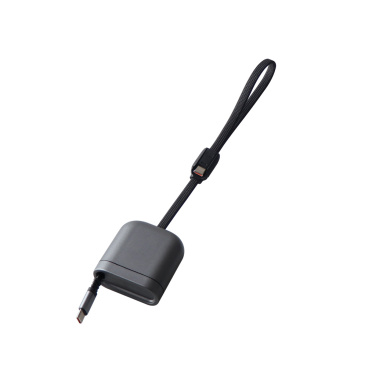 Logo trade promotional item photo of: Spira RCS recycled retractable 100W fast charging cable