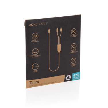 Logotrade promotional merchandise photo of: Terra 100W RCS Dual USB C output cable