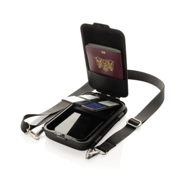 Logo trade promotional gift photo of: Swiss Peak OSLO RCS Hardshell mobile protection travel pouch