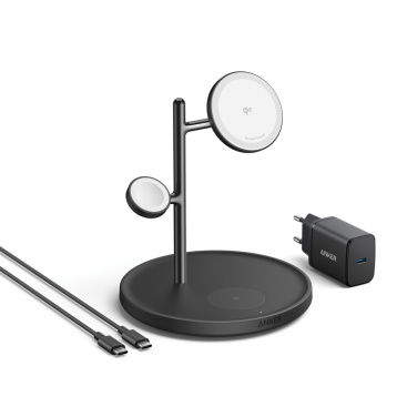 Logo trade promotional giveaways image of: Anker MagGo Wireless Charging Stand (3-in-1 Stand)