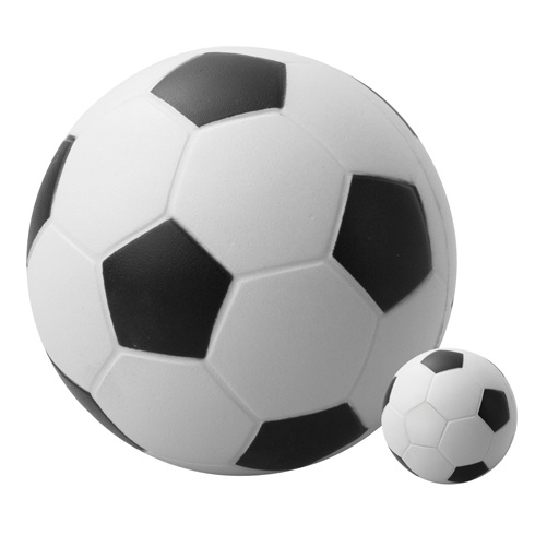 Logotrade ärikingitused pilt: Stressipall jalgpall, valge