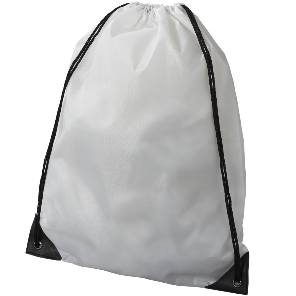Logo trade reklaamkingitused foto: Oriole stiilne seljakott-sussikott, valge