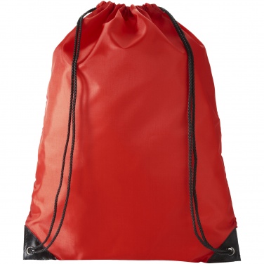 Logotrade ärikingi foto: Oriole stiilne seljakott-sussikott, punane