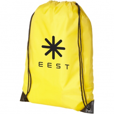 Logotrade ärikingituse foto: Oriole stiilne seljakott-sussikott, kollane