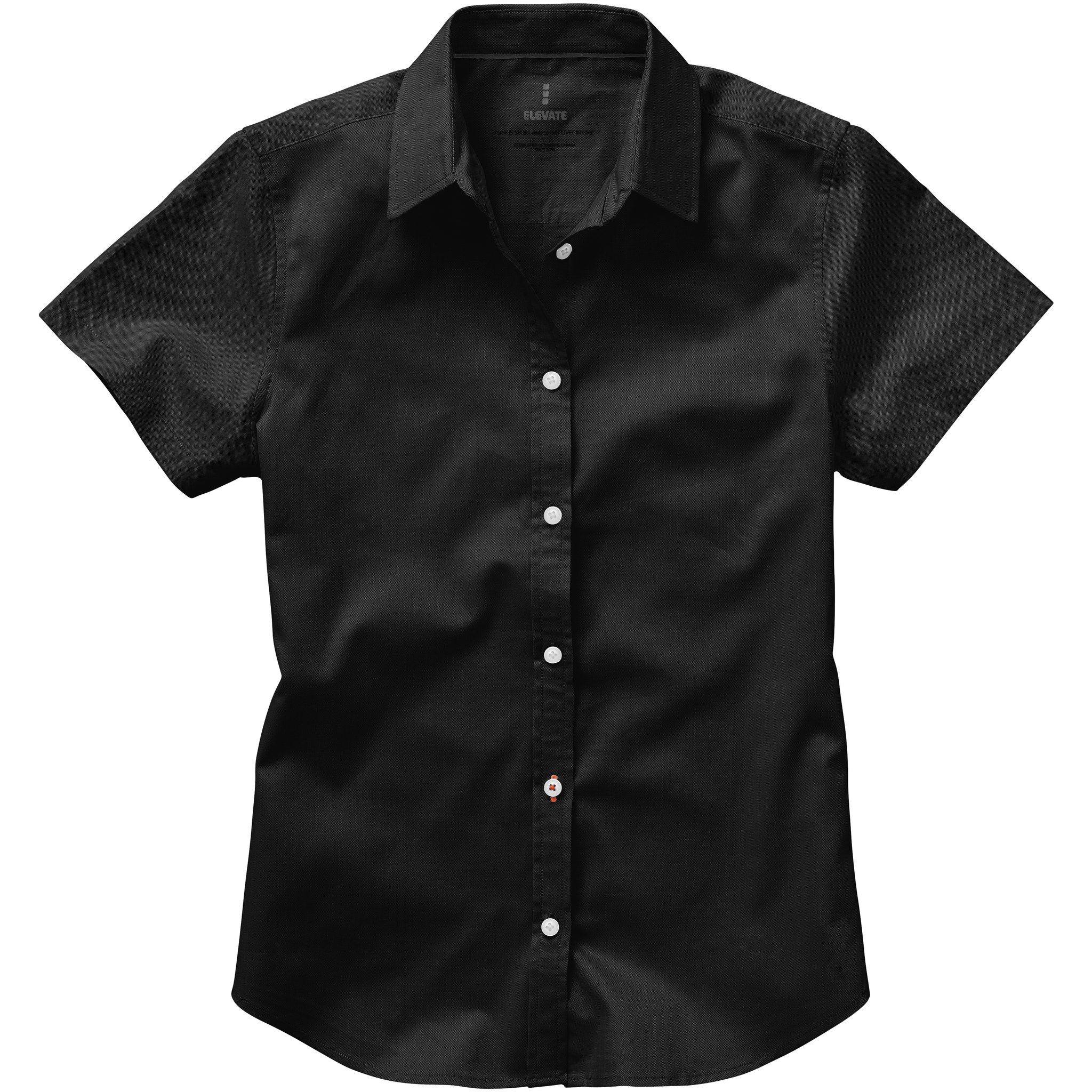 Рубашка Amato c коротким рукавом черная
