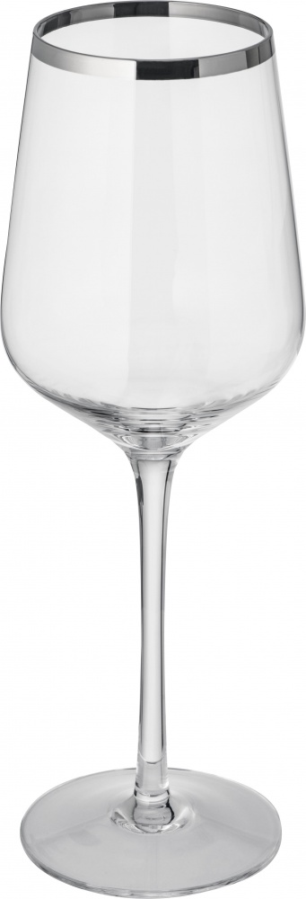 Logo trade reklaamkingi pilt: Valge veini klaaside komplekt, 6 tk