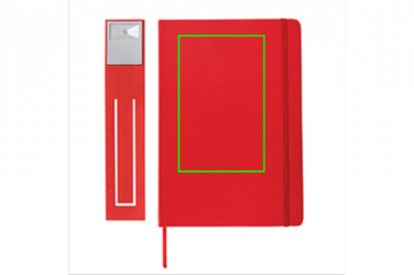 Logotrade firmakingitused pilt: A5 märkmik & LED järjehoidja, punane