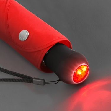 Logo trade ärikingitused foto: Helkuräärisega Safebrella® LED minivihmavari 5171, punane