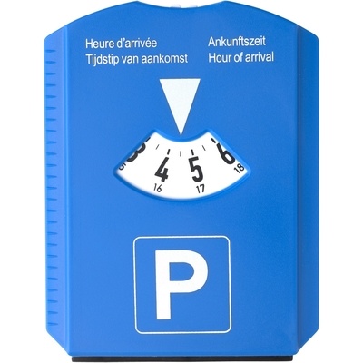 Logotrade reklaamkingi foto: Parkimiskell-jääkraabits žetoonidega, sinine