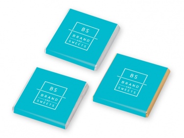 Logotrade reklaamkingi foto: Väiksed kandilised šokolaadid
