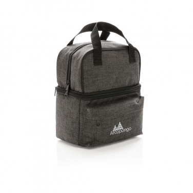 Logotrade meened pilt: Firmakingitus: Cooler bag with 2 insulated compartments, anthracite