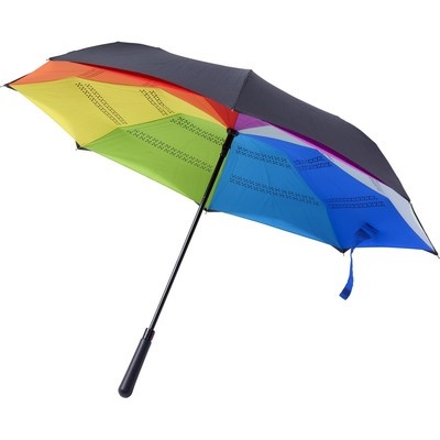 Logo trade firmakingi pilt: Ümberpööratav automaatne vihmavari AX, värviline