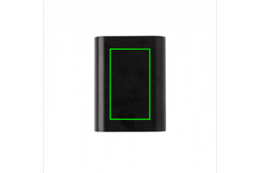 Logotrade reklaamkingitused pilt: Firmakingitus: Aluminium 5.000 mAh Wireless 5W Pocket Powerbank, black
