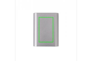 Logo trade reklaamkingid foto: Reklaamtoode: Aluminium 5.000 mAh Wireless 5W Pocket Powerbank, grey